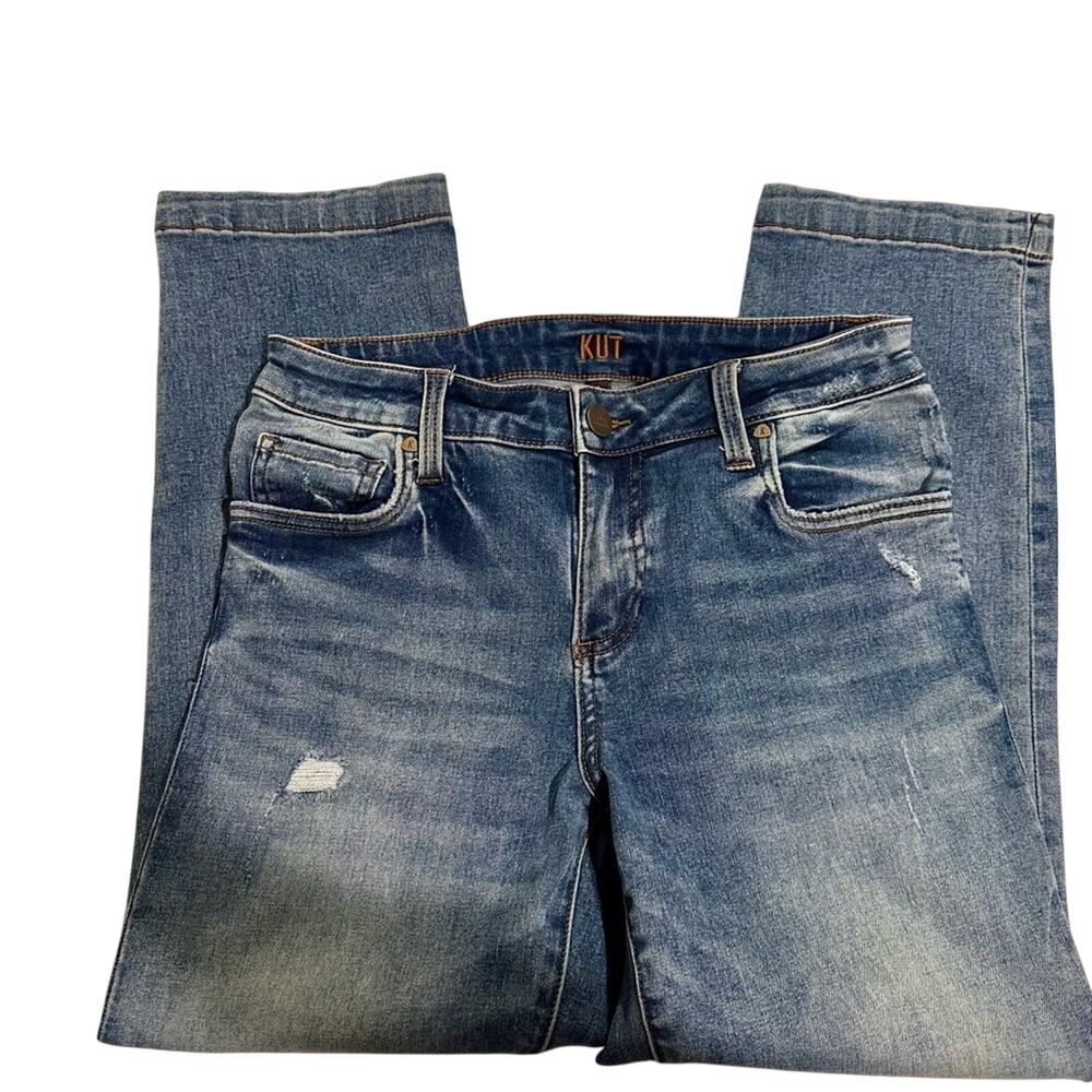 Kut From the Kloth, Lauren Eco Crop Straight Leg Jean, 4, 24"
